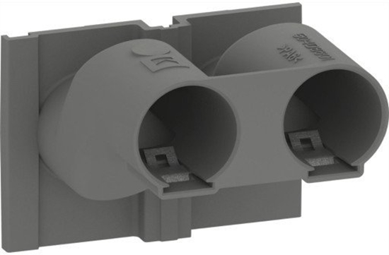 Изображение Lauritz Knudsen LAURITZ KNUDSEN Z-tud 2xØ16 mm do nowych puszek FUGA do wmurowania i osadzenia