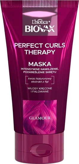 Picture of Lbiotica  Biovax Glamour Perfect Curls Therapy maska do wosów krconych i falowanych 150ml