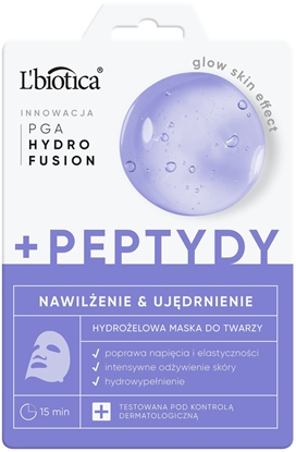 Picture of L'Biotica PHF Peptydy Nawilenie & Ujdrnienie Hydroelowa Maska do twarzy