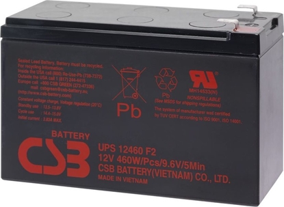 Изображение Lead acid battery 12V 460W@5min Pb AGM VRLA CSB