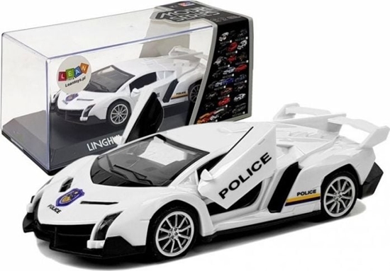 Изображение Lean Sport Auto Sportowe z Nacigiem i Dwikiem Policyjne Biae