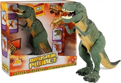 Изображение Lean Sport Dinozaur Tyranozaur Na Baterie Zielony Chodzi