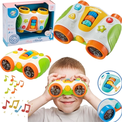 Изображение Lean Sport Lornetka Interaktywna Zestaw Efekty wietlne Dwikowe Nauka Literek Kolory