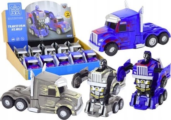 Picture of LeanToys Auto-Robot Ciarówka 2w1 Robot 2 Kolory