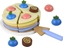 Изображение LeanToys Drewniane Ciasto Tort Kawaki 8 ele.