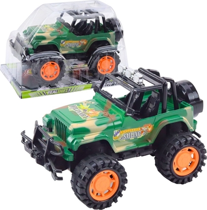 Picture of LeanToys Duy Samochód Terenowy Militarny Off-Road Zielony