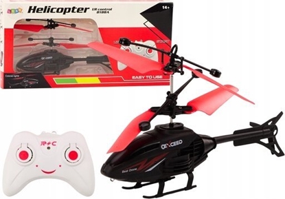 Attēls no LeanToys Helikopter Zdalnie Sterowany RC yroskop Czerwony