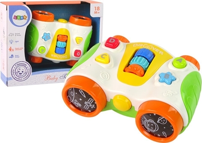 Attēls no LeanToys Interaktywna Lornetka Dla Malucha wiato Dwik Discover