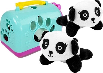 Picture of LeanToys Maa Panda z Transporterem Maskotka