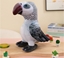 Picture of LeanToys Maskotka Pluszowa Papuga Szara 20 cm