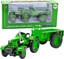 Picture of LeanToys Metalowy Traktor Rolniczy Z Przyczep Zielony 1:18