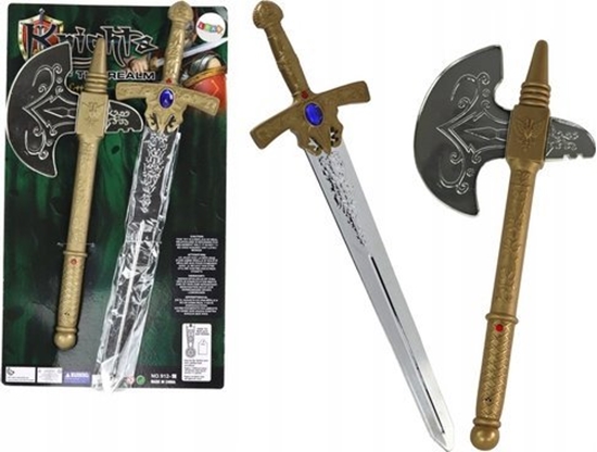 Picture of LeanToys Miecz Topór Zestaw Rycerza Bro Rycerska Dla Dzieci