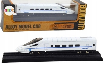 Picture of LeanToys Model Kolekcjonerski Pocig Wagon Biay 1:48 Metalowy