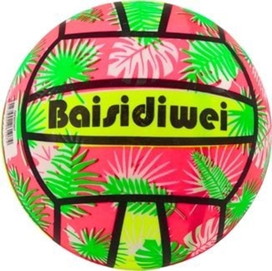 Picture of LeanToys Pika Gumowa Jaskrawa Licie Róowo Zielona 24 Cm LEAN TOYS