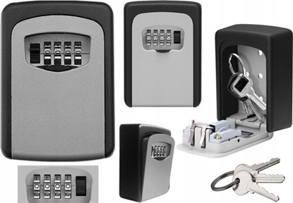 Picture of LeanToys Skrytka Skrzynka Cynkowa Na Klucze Drobiazgi Szyfr LEAN Toys