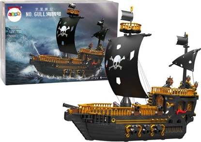 Изображение LeanToys Statek Piracki Okrt Klocki Konstrukcyjne 1288 Elementów