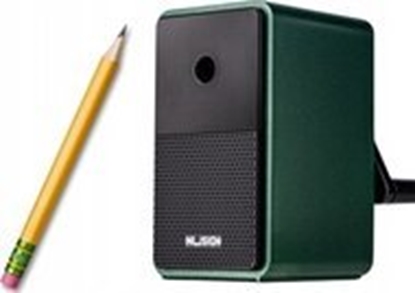 Изображение LeanToys Strugaczka Na Korbk Z Pojemnikiem Regulacja Ostrza Zielona