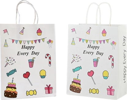 Изображение LeanToys Torebka Prezentowa Papierowa 20cm x 15cm