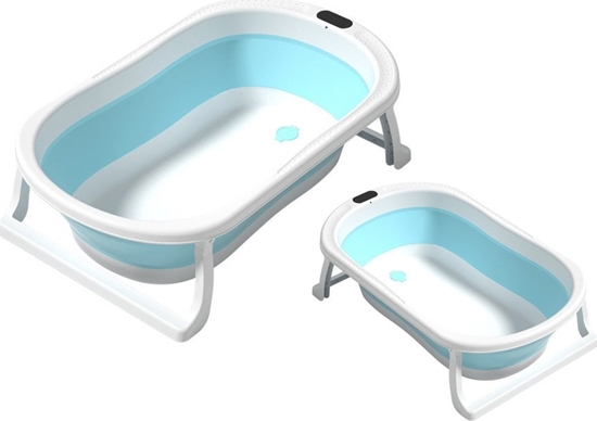 Изображение LeanToys Wanienka Do Kpieli Skadana Antypolizgowe Nóki Niebieska