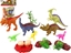 Изображение LeanToys Zestaw Figurek Dinozaurów z Akcesoriami 15 Sztuk
