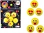 Attēls no LeanToys Zestaw Pieczek Kauczukowych Emoji óte 6 Szt