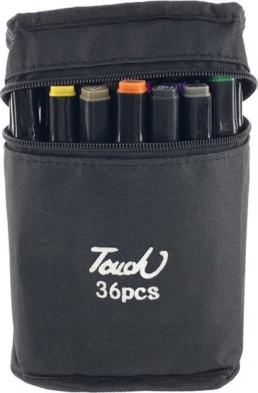 Picture of LeanToys Zestaw Pisaków Markerów Touch PRO 36 SZT Torba Markery Alkoholowe