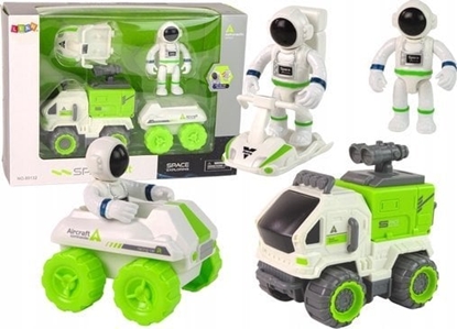 Picture of LeanToys Zestaw Pojazd Kosmiczny Kosmonauta Kosmos