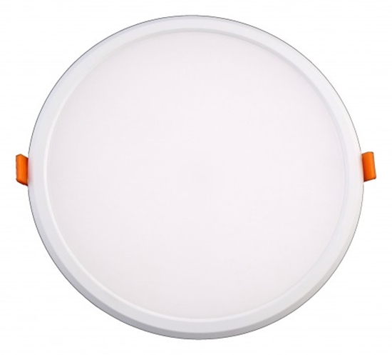 Изображение LED gaismas panelis. Apaļas formas 15W 3000K 166x36mm ar iebūvētu vadības bloku