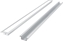 Изображение LED profilio komplektas, 2m, ileidziamas, anoduotas, su baltu dangteliu ir aklemis