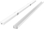 Изображение LED profilio komplektas, 2m, pavirsinis, baltas, su baltu dangteliu, laikikliais ir aklemis