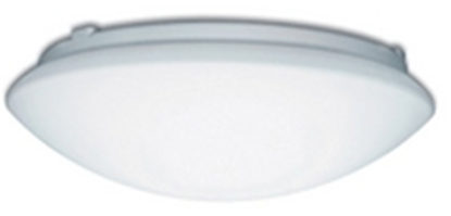 Picture of LEDgaismas uz virsmas uzstādāms apaļš Plafond gaismeklis 12W 100 Lm/W 3000K 260x90 IP65 PC LSZH