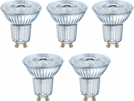 Picture of Osram 5x arówka LED 2,6W (35W) GU10 PAR16 36D 230lm 4000K 230V reflektor 36 stopni 4058075157965