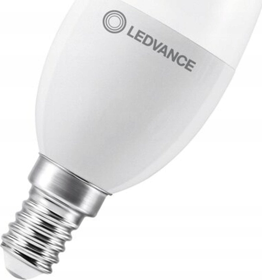Picture of Ledvance arówka LED Osram 4,9W (40W) E14 B35 470lm 2700K ciepa 230V ciemnialna wieczka mleczna 4099854044052
