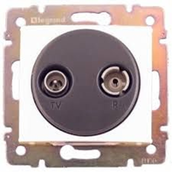Изображение Legrand Gniazdo antenowe RTV kocowe biae (774433)