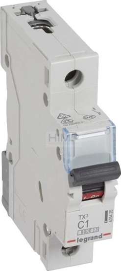 Picture of Legrand Wycznik nadprdowy S301 C1 6kA TX3 - 403426