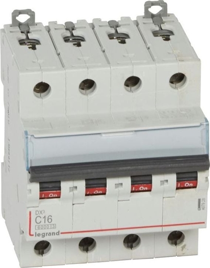 Picture of Legrand Wycznik nadprdowy 4P C 16A 6kA S304 DX3 407928
