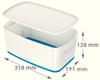 Picture of Leitz MyBox Storage tray Rectangular Acrylonitrile butadiene styrene (ABS) Blue, White