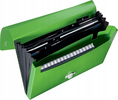 Attēls no Leitz Teczka z 5 przeg Recycle* A4 PP zielona