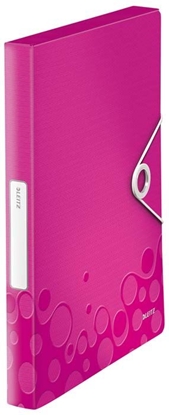 Attēls no Leitz WOW box file 250 sheets Metallic, Pink Polypropylene (PP)