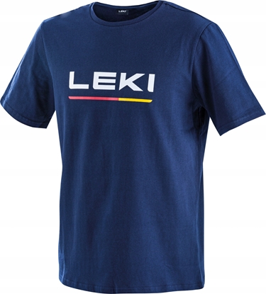 Изображение Leki LEKI T-shirt z LOGO LEKI blue-white XXL