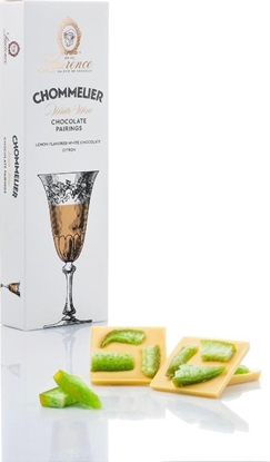 Attēls no Lemon-flavoured white chocolate with lemons Laurence Chommelier White Wine, 100 g