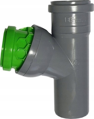 Attēls no LEO MINER Trójnik nastawny kanalizacji wewntrznej 50/50/45^-88^