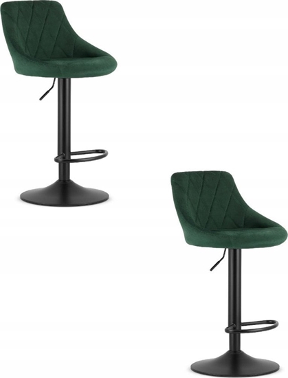 Picture of Leobert Hoker KAST - aksamit ziele / baza czarna x 2