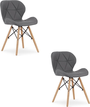 Изображение Leobert Krzeso LAGO ekoskóra - szare x 2