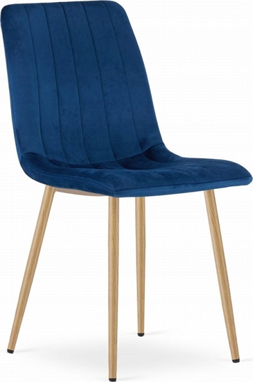 Picture of Leobert Krzeso LAVA - granat aksamit / nogi kolor drewna x 1