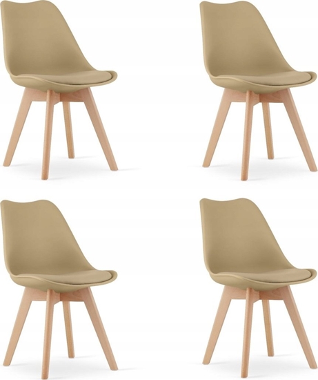 Изображение Leobert Krzeso MARK - ciemny be / naturalne nogi x 4