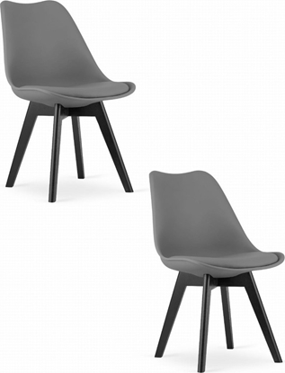 Изображение Leobert Krzeso MARK - grafitowe / nogi czarne x 2