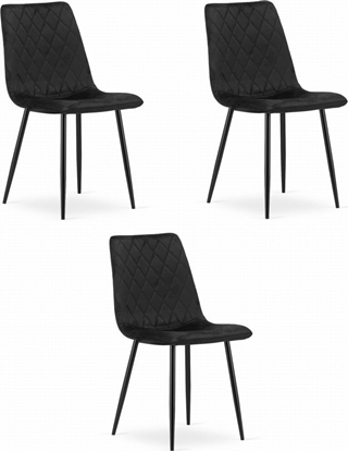 Attēls no Leobert Krzeso TURIN - czarny aksamit x 3