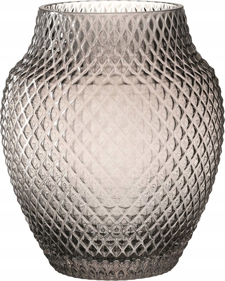 Picture of Leonardo Wazon szklany h 23cm szary POESIA - Leonardo