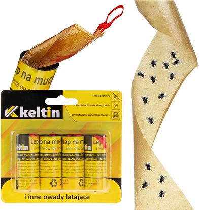 Attēls no Lep na muchy i inne owady latajce 4szt x 80cm (288)